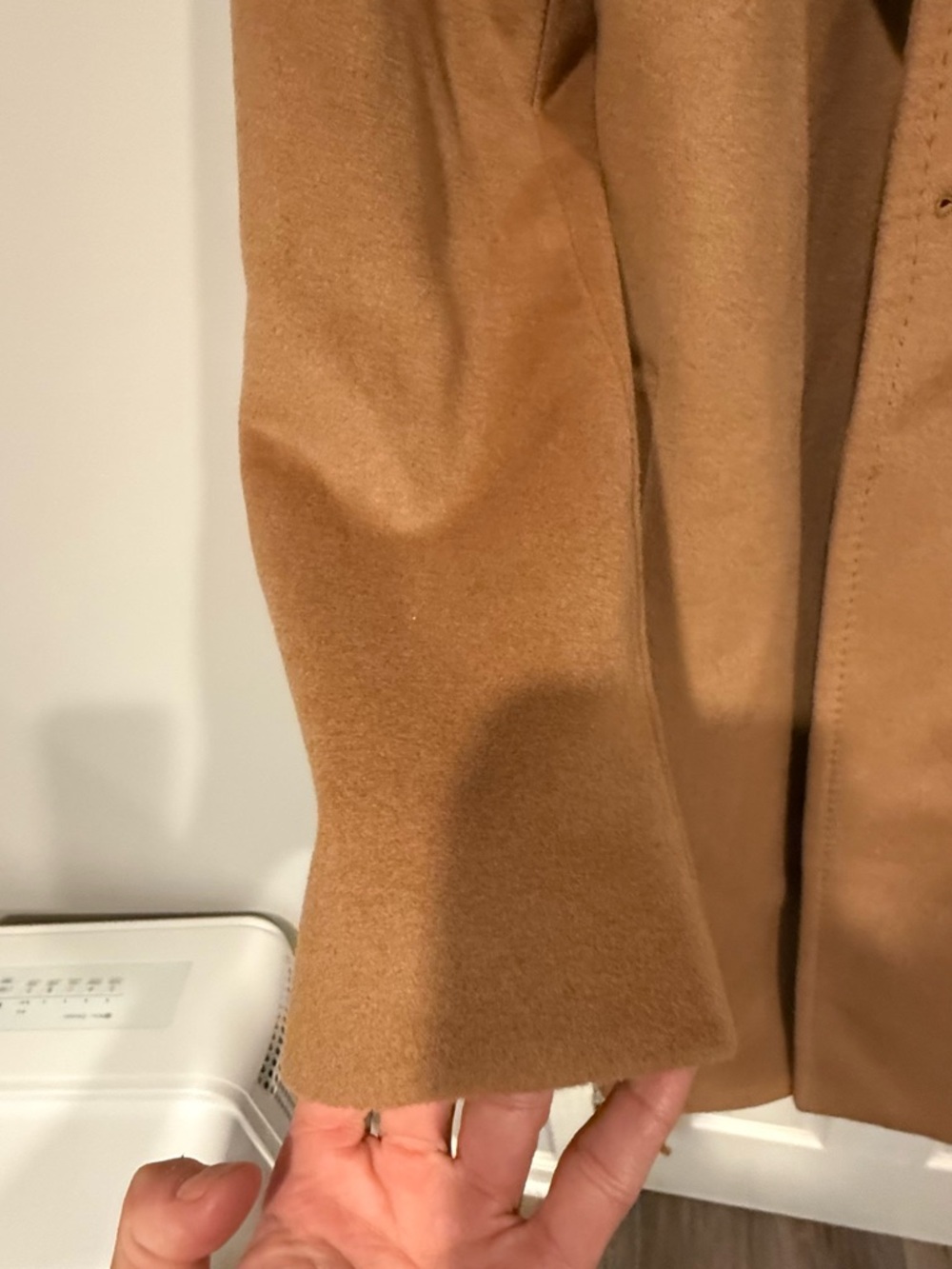 Michael Kors Camel/Brown Belted wrap Coat - Picture 5 of 10